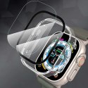 Obudowa Alogy 2w1 nakładka + szkło do Apple Watch 7 45mm Czarna