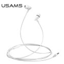 USAMS Słuchawki stereo EP-37 3,5 mm biały/white HSEP3702