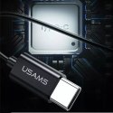 USAMS Słuchawki stereo EP-43 metal USB-C czarny/black HSEP4301