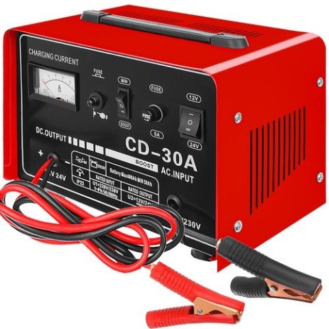 Prostownik do akumulatora 12V/24V 30A