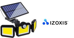 Lampa solarna 171 LED z panelem zewnętrznym Izoxis