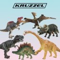 Dinozaury- figurki ruchome 6szt. Kruzzel 19745