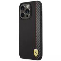 Etui Ferrari FEHCP14XAXBK do iPhone 14 Pro Max 6,7" hardcase Carbon czarny/black