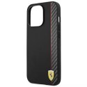 Etui Ferrari FEHCP14XAXBK do iPhone 14 Pro Max 6,7" hardcase Carbon czarny/black