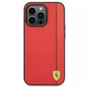 Etui Ferrari FEHCP14XAXRE do iPhone 14 Pro Max 6,7" hardcase Carbon czerwony/red