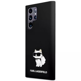 Etui Karl Lagerfeld KLHCS23LSNCHBCK do Samsung Galaxy S23 Ultra S918 hardcase Silicone Choupette czarny/black