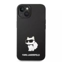 Etui Karl Lagerfeld KLHMP14MSNCHBCK do iPhone 14 Plus 6,7" hardcase Silicone Choupette MagSafe czarny/black