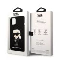 Etui Karl Lagerfeld KLHMP14SSNIKBCK do iPhone 14 6,1" hardcase Silicone Ikonik Magsafe