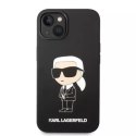 Etui Karl Lagerfeld KLHMP14SSNIKBCK do iPhone 14 6,1" hardcase Silicone Ikonik Magsafe