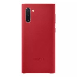 Etui Samsung EF-VN970LR do Samsung Galaxy Note 10 N970 czerwony/red Leather Cover