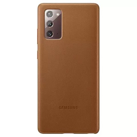 Etui Samsung EF-VN980LA do Samsung Galaxy Note 20 N980 brązowy/brown Leather Cover