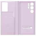 Etui Samsung EF-ZS918CV S23 Ultra S918 lawendowy/lavender Smart View Wallet Case