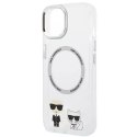 Etui Karl Lagerfeld KLHMP14MHKCT do iPhone 14 Plus 6,7" hardcase Karl & Choupette Aluminium Magsafe