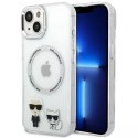 Etui Karl Lagerfeld KLHMP14MHKCT do iPhone 14 Plus 6,7" hardcase Karl & Choupette Aluminium Magsafe