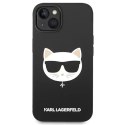 Etui Karl Lagerfeld KLHMP14MSLCHBK do iPhone 14 Plus 6,7" hardcase Silicone Choupette Head Magsafe