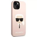 Etui Karl Lagerfeld KLHMP14MSLKHLP do iPhone 14 Plus 6,7" hardcase Silicone Karl`s Head Magsafe