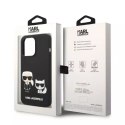 Karl Lagerfeld KLHMP14LSSKCK iPhone 14 Pro 6,1" hardcase czarny/black Liquid Silicone Karl & Choupette Magsafe