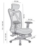 Fotel ergonomiczny ANGEL biurowy obrotowy kalistO