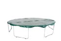 Trampolina Ogrodowa 252cm/8ft czerwona Maxy Comfort Plus Z Wewnętrzną siatką