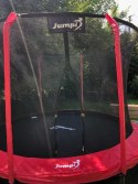 Trampolina Ogrodowa 312cm/10FT Czerwona Maxy Comfort Z Wewnętrzną Siatką