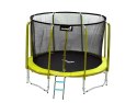 Trampolina Ogrodowa 312cm/10FT Żółty Maxy Comfort Z Wewnętrzną Siatką