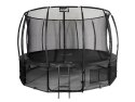 Trampolina Ogrodowa Jumpi 435cm/14FT Maxy Comfort Plus Czarna Z Wewnętrzną Siatką