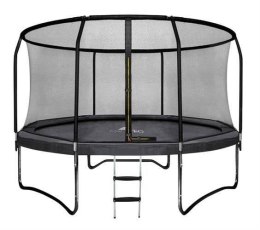 Trampolina Ogrodowa Model Exclusive 252cm/8FT Dla Dzieci Z Wzmacnianą Siatką