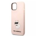 Etui Karl Lagerfeld KLHCP14SSNCHBCP do Apple iPhone 14 6,1" hardcase Silicone Choupette