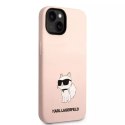 Etui Karl Lagerfeld KLHCP14SSNCHBCP do Apple iPhone 14 6,1" hardcase Silicone Choupette
