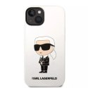 Etui Karl Lagerfeld KLHCP14SSNIKBCH do Apple iPhone 14 6,1" hardcase Silicone Ikonik