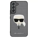 Etui Karl Lagerfeld KLHCS22MSAKHSL S906 do Samsung Galaxy S22+ Plus hardcase Saffiano Ikonik Karl`s Head