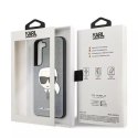 Etui Karl Lagerfeld KLHCS22MSAKHSL S906 do Samsung Galaxy S22+ Plus hardcase Saffiano Ikonik Karl`s Head