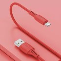 Kabel Baseus Colourful kabel przewód USB / Lightning 2.4A 1.2m czerwony (CALDC-09)