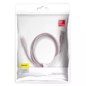 Kabel Baseus Colourful kabel przewód USB / Lightning 2.4A 1.2m różowy (CALDC-04)