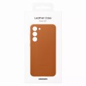 Etui na telefon Samsung Leather Cover do Samsung Galaxy S23+ Plus pokrowiec z naturalnej skóry camel (EF-VS916LAEGWW)