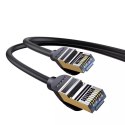 Przewód Baseus Speed Seven szybki kabel sieciowy RJ45 10Gbps 15m czarny (WKJS010801)
