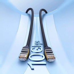Przewód Baseus Speed Seven szybki kabel sieciowy RJ45 10Gbps 1m czarny (WKJS010101)