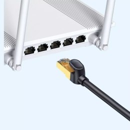 Przewód Baseus Speed Seven szybki kabel sieciowy RJ45 10Gbps 8m czarny (WKJS010601)