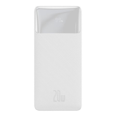 POWERBANK BASEUS BIPOW 10000mAh 2xUSB USB-C 20W WHITE