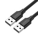 "UGREEN kabel USB 2.0 (samec) - kabel USB 2.0 (samec) 1 m černý (US128 10309)"