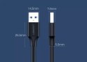 "UGREEN kabel USB 2.0 (samec) - kabel USB 2.0 (samec) 1 m černý (US128 10309)"