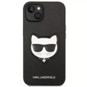 Etui Karl Lagerfeld KLHCP14MSAPCHK do iPhone 14 Plus 6,7" hardcase Saffiano Choupette Head Patch