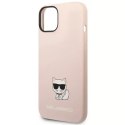Etui Karl Lagerfeld KLHCP14MSLCTPI do iPhone 14 Plus 6,7" hardcase Silicone Choupette Body
