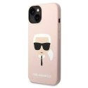 Etui Karl Lagerfeld KLHCP14MSLKHLP do iPhone 14 Plus 6,7" hardcase Silicone Karl`s Head