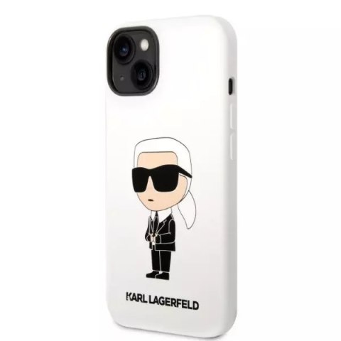 Etui Karl Lagerfeld KLHCP14MSNIKBCH do Apple iPhone 14 Plus 6,7" hardcase Silicone Ikonik