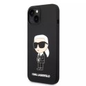 Etui Karl Lagerfeld KLHCP14MSNIKBCK do Apple iPhone 14 Plus 6,7" hardcase Silicone Ikonik