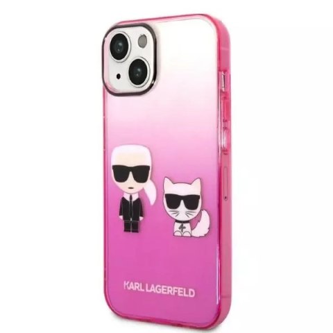 Etui Karl Lagerfeld KLHCP14MTGKCP do iPhone 14 Plus 6,7" hardcase Gradient Ikonik Karl & Choupette