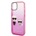 Etui Karl Lagerfeld KLHCP14MTGKCP do iPhone 14 Plus 6,7" hardcase Gradient Ikonik Karl & Choupette