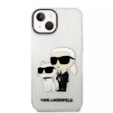 Etui Karl Lagerfeld KLHCP14MHNKCTGT do iPhone 14 Plus 6,7" hardcase Gliter Karl&Choupette