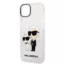 Etui Karl Lagerfeld KLHCP14MHNKCTGT do iPhone 14 Plus 6,7" hardcase Gliter Karl&Choupette